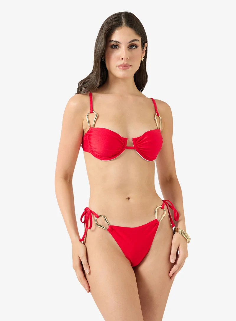 جينجر 2PC Bikin Gold Accent Set